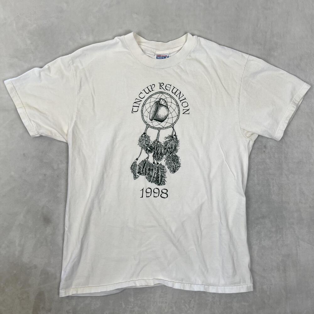 Vintage Tincup Reunion T-Shirt Mens Large Native American Dream Catcher 90s